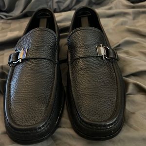 Salvatore Ferragamo Grain Leather Loafers